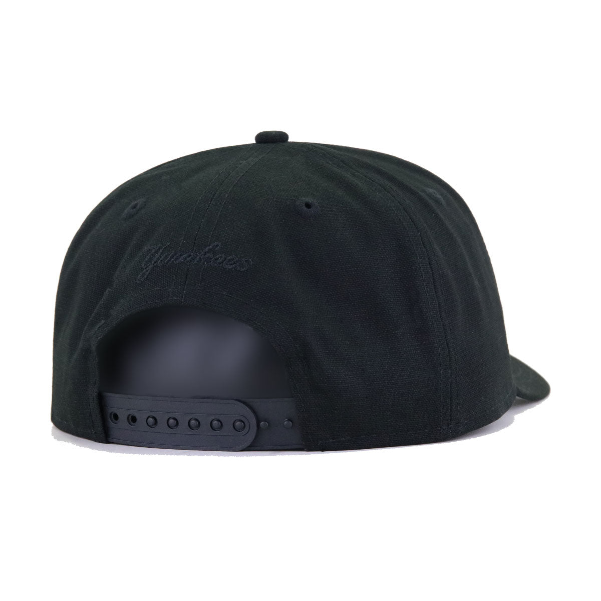 New York Yankees Black Cotton Canvas New Era 9Forty A-Frame Snapback