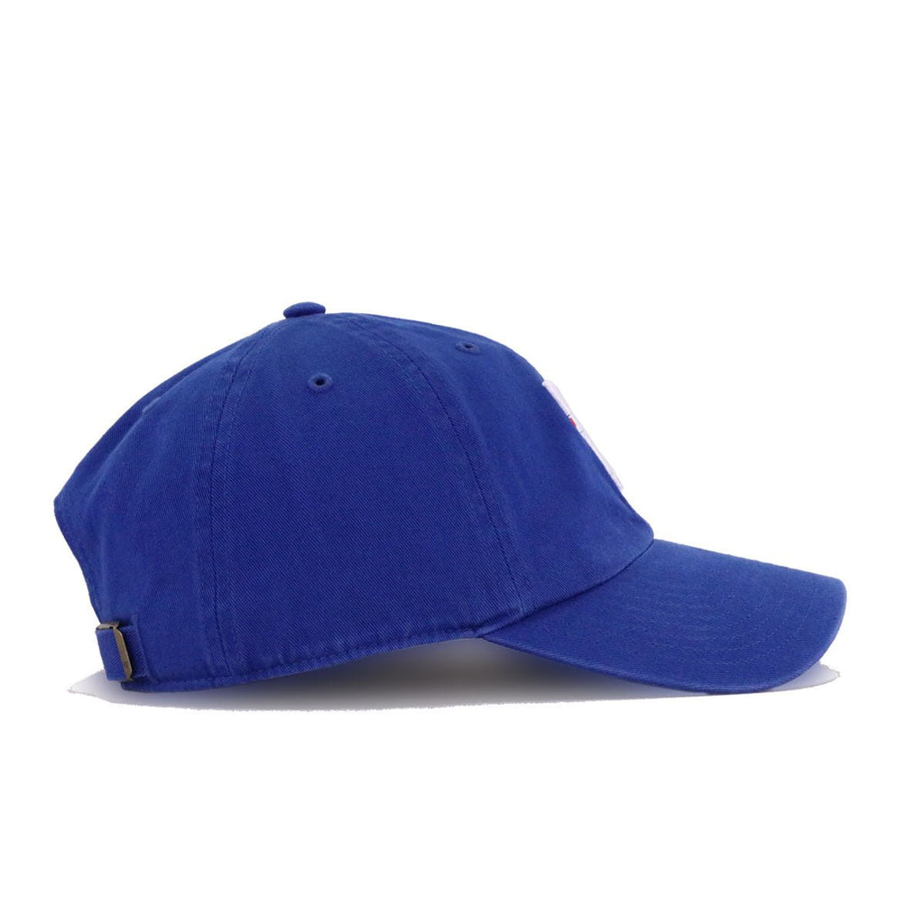 Texas Rangers Dark Royal Blue 47 Brand Clean Up Dad Hat