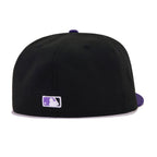 Colorado Rockies Black Purple Cooperstown AC New Era 59Fifty Fitted
