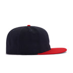 Atlanta Braves Navy Scarlet 1995 World Series Cooperstown New Era 59Fifty Fitted