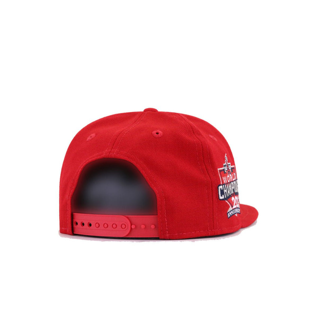 KIDS Los Angeles Angels Scarlet 2002 World Champions New Era K9Fifty Snapback