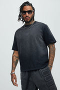 Dion Relaxed Tee - Black Wash image 1