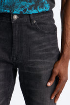 Essential Stacked Skinny Flare Stretch Jean - Black Wash image 3