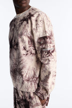 Relaxed Mind Trip Long Sleeve Crew - Brown image 3