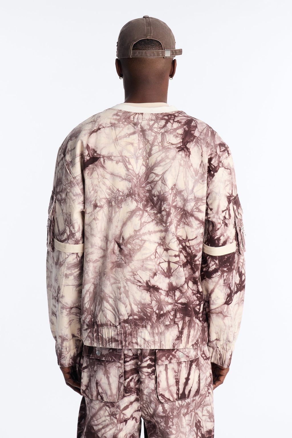 Relaxed Mind Trip Long Sleeve Crew - Brown image 4