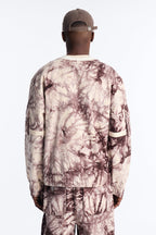 Relaxed Mind Trip Long Sleeve Crew - Brown image 4