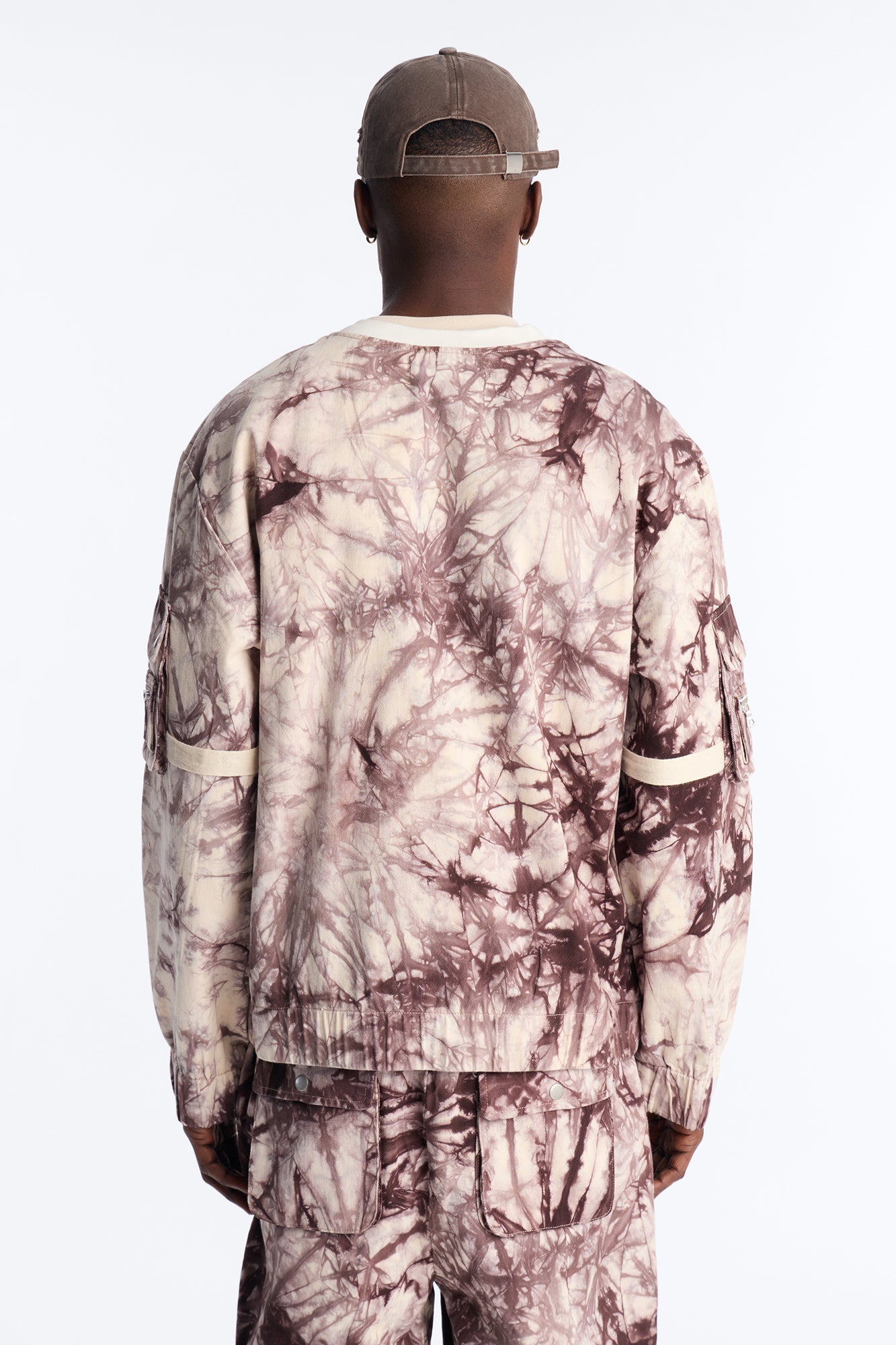 Relaxed Mind Trip Long Sleeve Crew - Brown image 4
