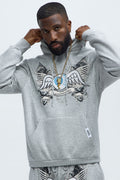 Von Dutch Legendary Hoodie - Heather Grey image 1