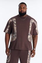 Camo Paneled Fleece Tee - Camouflage image 4