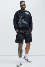 Just Hits Different Sweatshirt - Black image 2