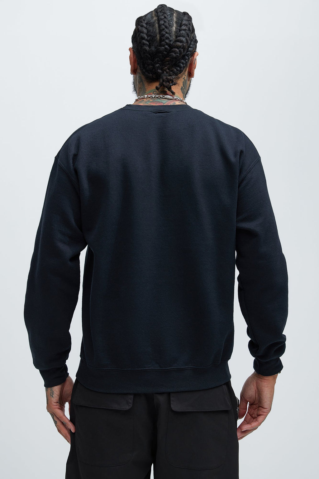 Just Hits Different Sweatshirt - Black image 4