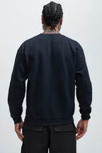 Just Hits Different Sweatshirt - Black image 4