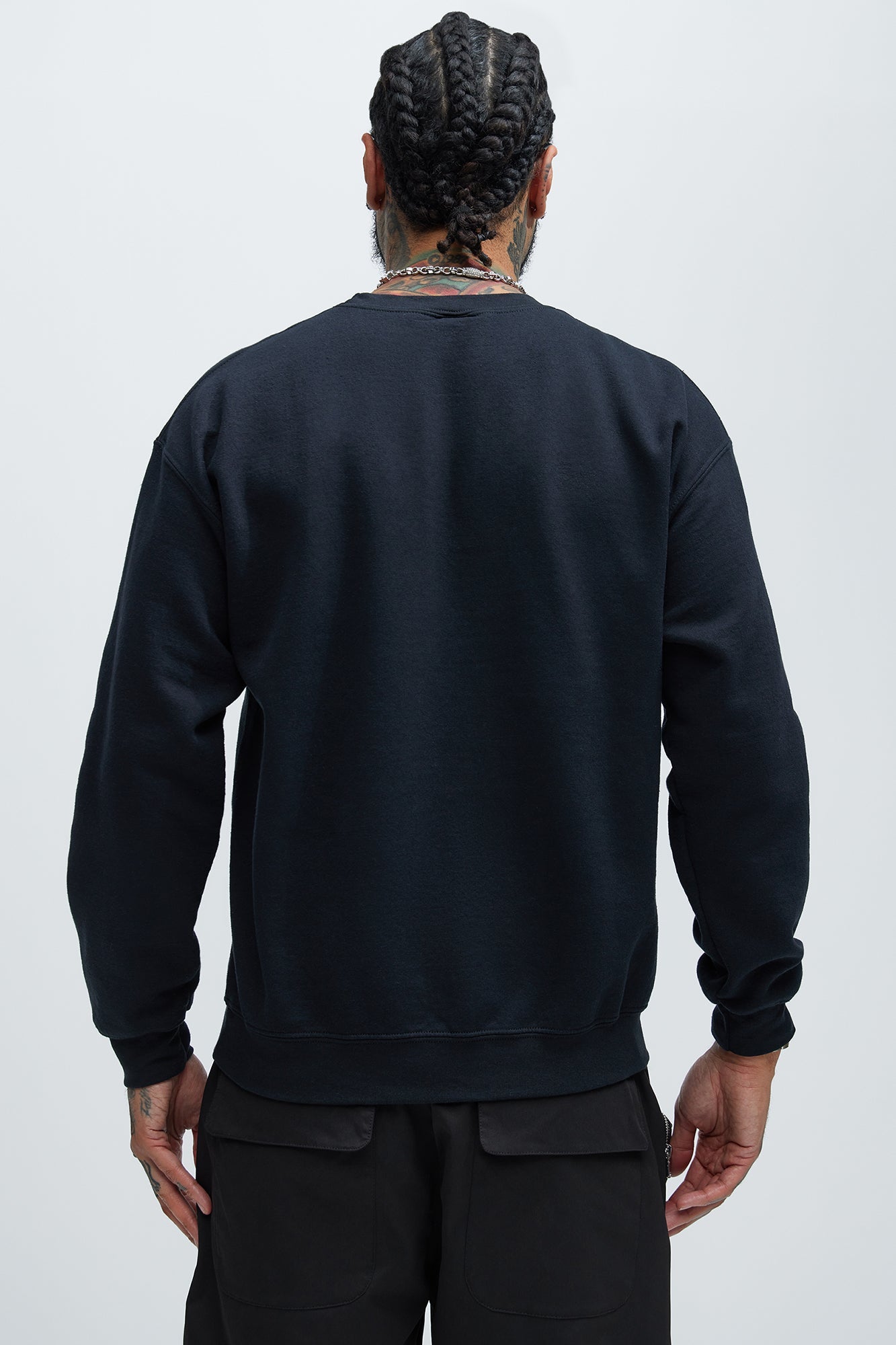 Just Hits Different Sweatshirt - Black image 4