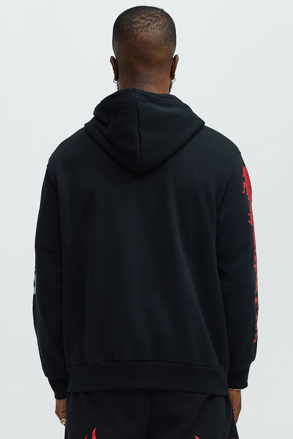 Von Dutch Fire Zip Hoodie - Black image 4