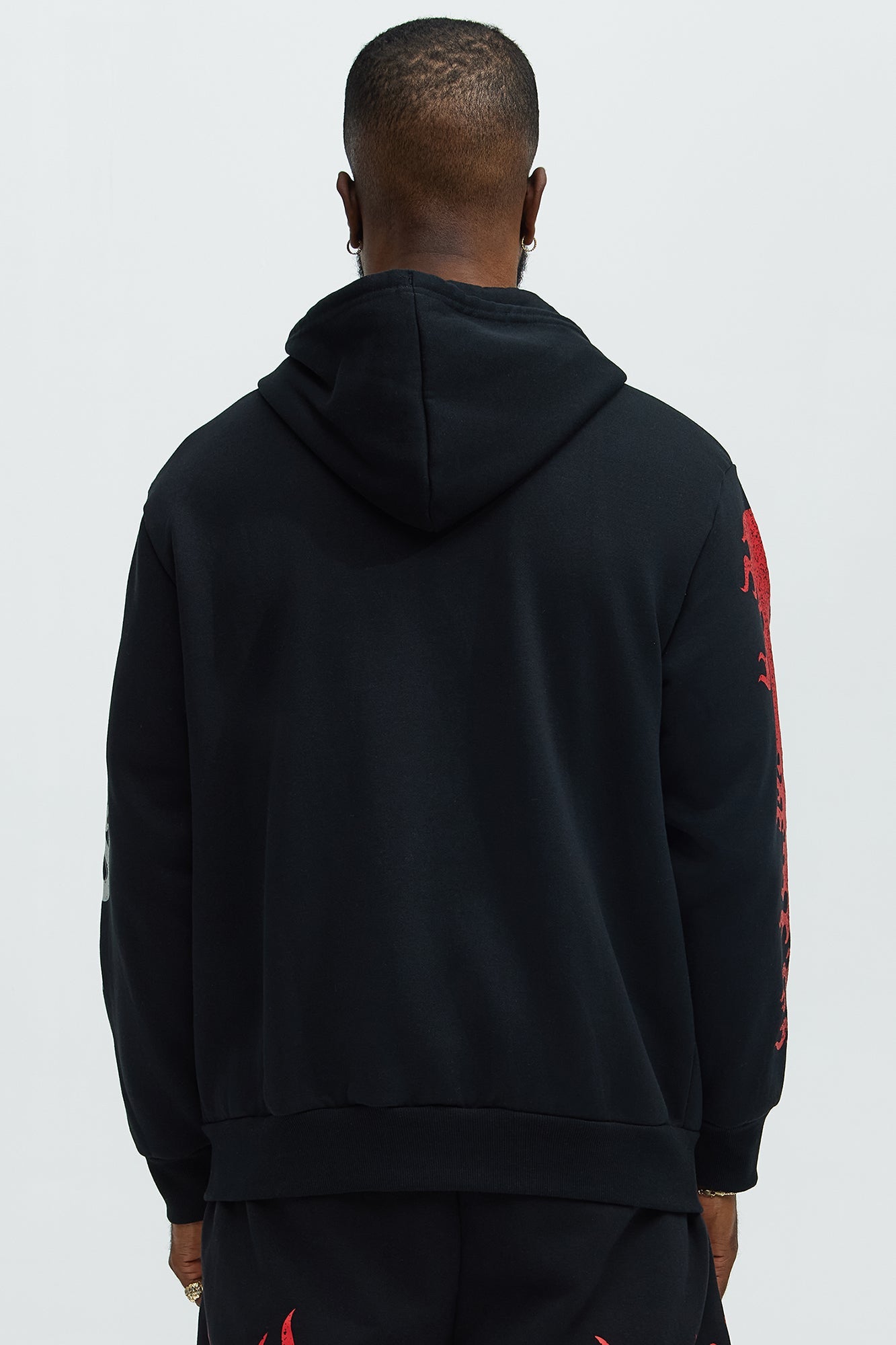 Von Dutch Fire Zip Hoodie - Black image 4