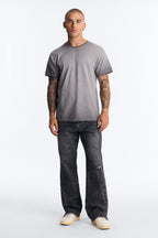 The Oil Wash Oversized Tee - Charcoal image 2