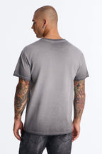 The Oil Wash Oversized Tee - Charcoal image 4