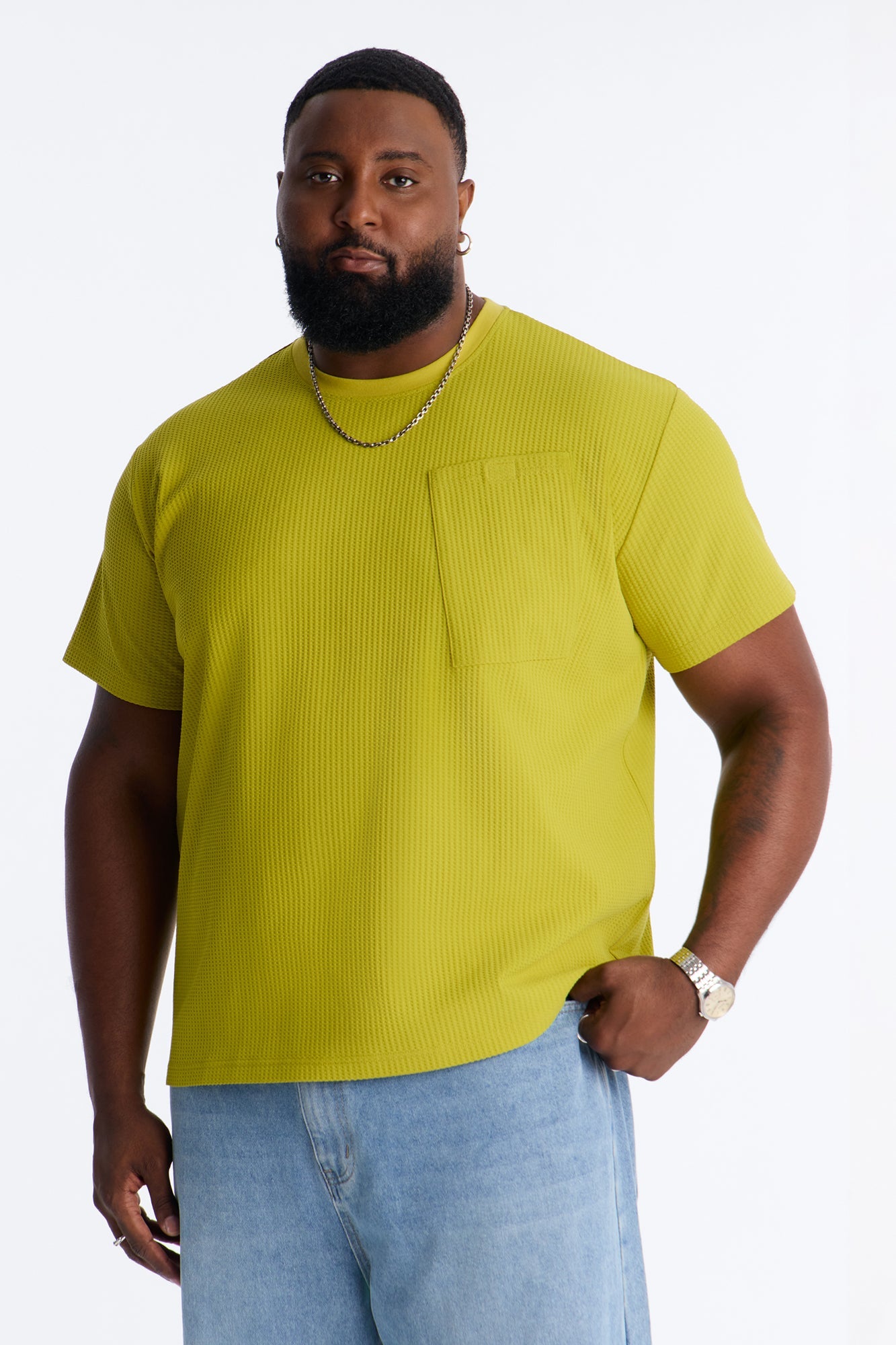 Relaxed Nomads Rest Tee - Lime image 4