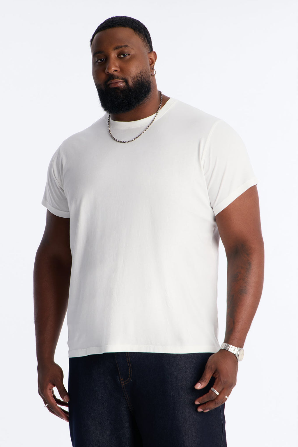 Classic Slim Tee - White image 4