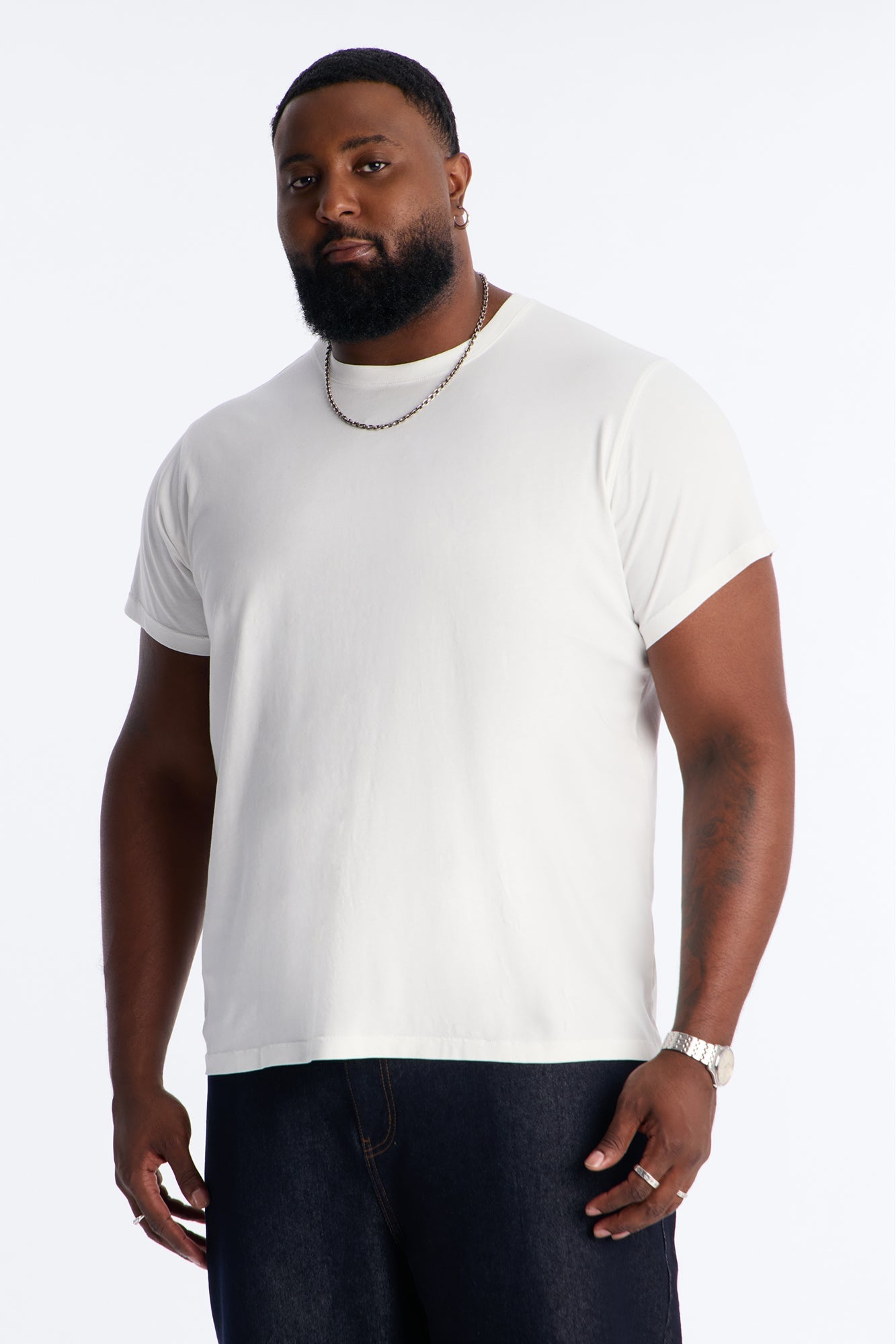 Classic Slim Tee - White image 4
