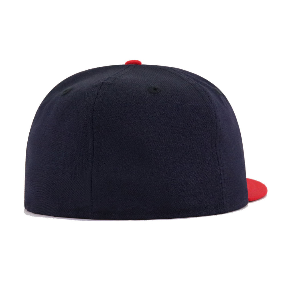 Cleveland Indians Navy Scarlet 1920 World Series Cooperstown Green Bottom New Era 59Fifty Fitted