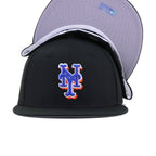 New York Mets Black Alternate Cooperstown AC 59Fifty Fitted