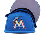 Miami Marlins Cardinal Blue 2012 New Era 59Fifty Fitted