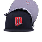 Minnesota Twins Navy M Cooperstown AC New Era 59Fifty Fitted