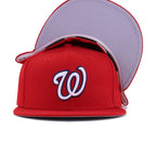 Washington Nationals Scarlet Cooperstown AC New Era 59Fifty Fitted