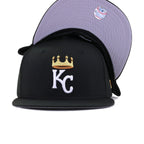 Kansas City Royals Black Batting Practice New Era 59Fifty Fitted