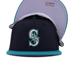 Seattle Mariners Navy Northwest Green Cooperstown AC New Era 59Fifty Fitted