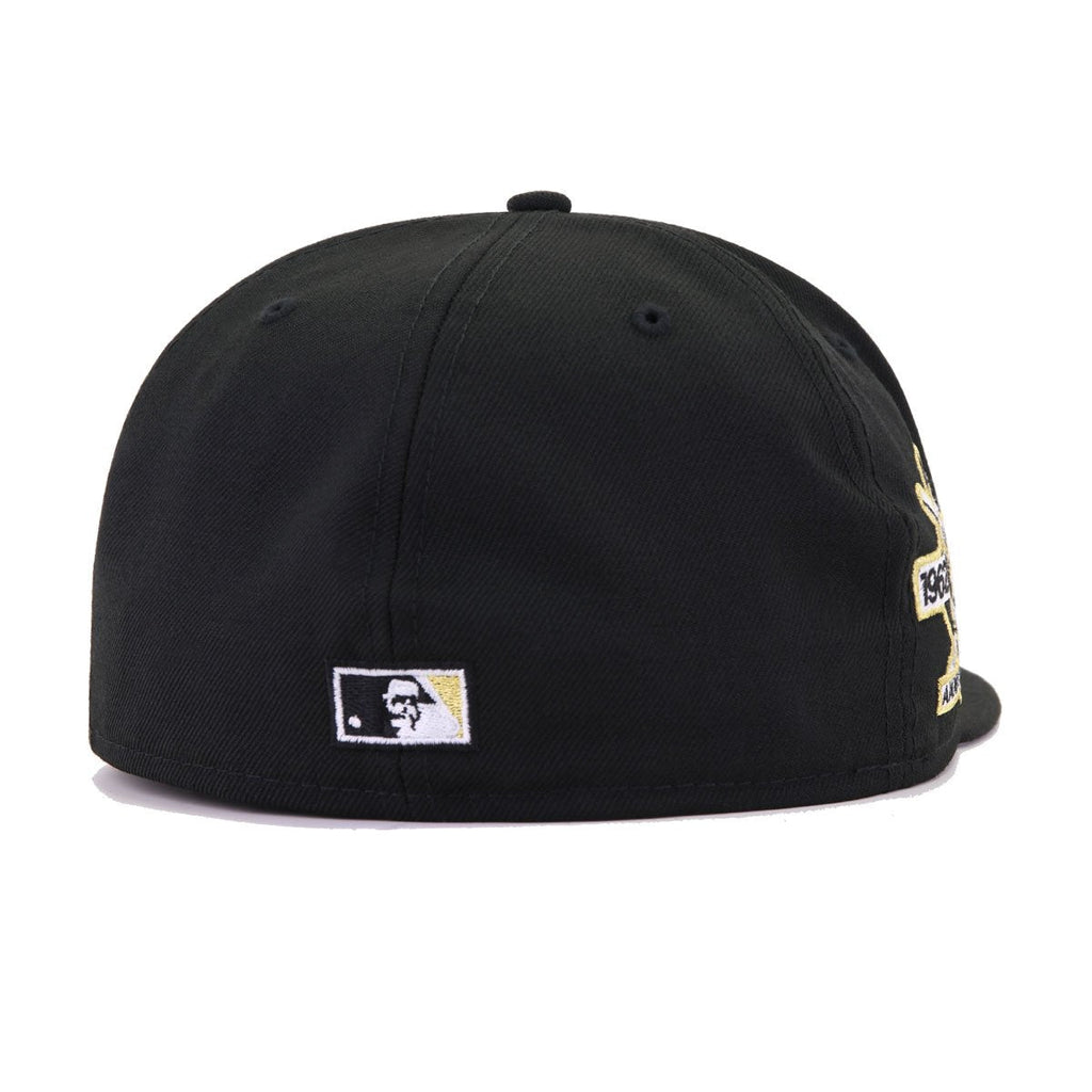 New York Mets Black Metallic Gold 25th Anniversary New Era 59Fifty Fitted