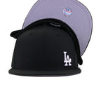 Los Angeles Dodgers Black Flawless Heartbacker New Era 59Fifty Fitted