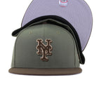 New York Mets New Olive Walnut New Era 59Fifty Fitted