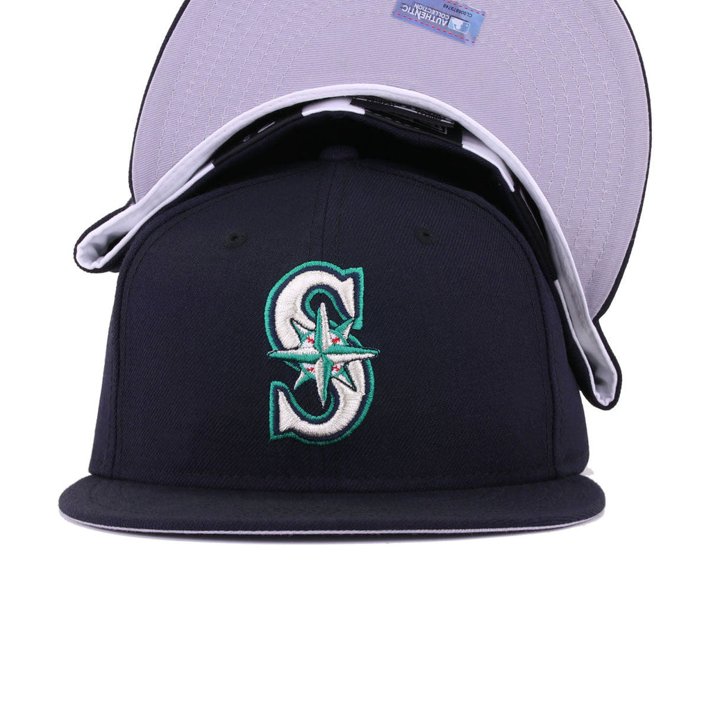 Seattle Mariners Navy Cooperstown AC New Era 59Fifty Fitted