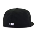 Los Angeles Angels Black Metallic New Era 59Fifty Fitted