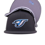 Toronto Blue Jays Graphite Cooperstown AC New Era 59Fifty Fitted
