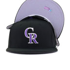 Colorado Rockies Black Cooperstown AC New Era 59Fifty Fitted
