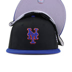 New York Mets Black Light Royal Blue 2000 World Series Cooperstown New Era 59Fifty Fitted