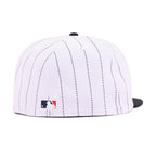 New York Yankees Pinstripe Navy New Era 59Fifty Fitted