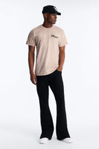 Upstanding Slit Stacked Slim Flare Jeans - Black image 2