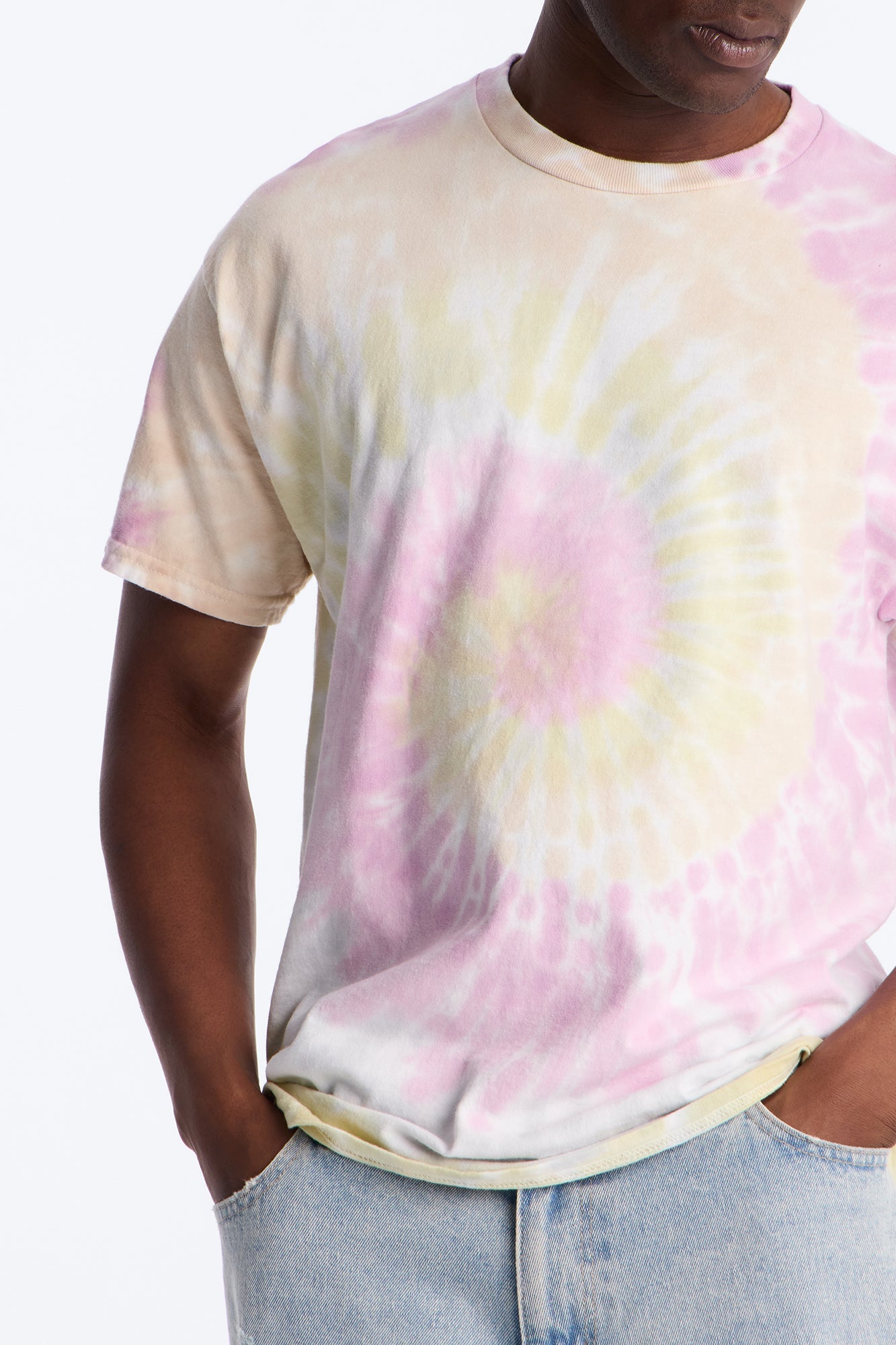 The Swirl Tie Dye Oversized Tee - Multi Color image 3