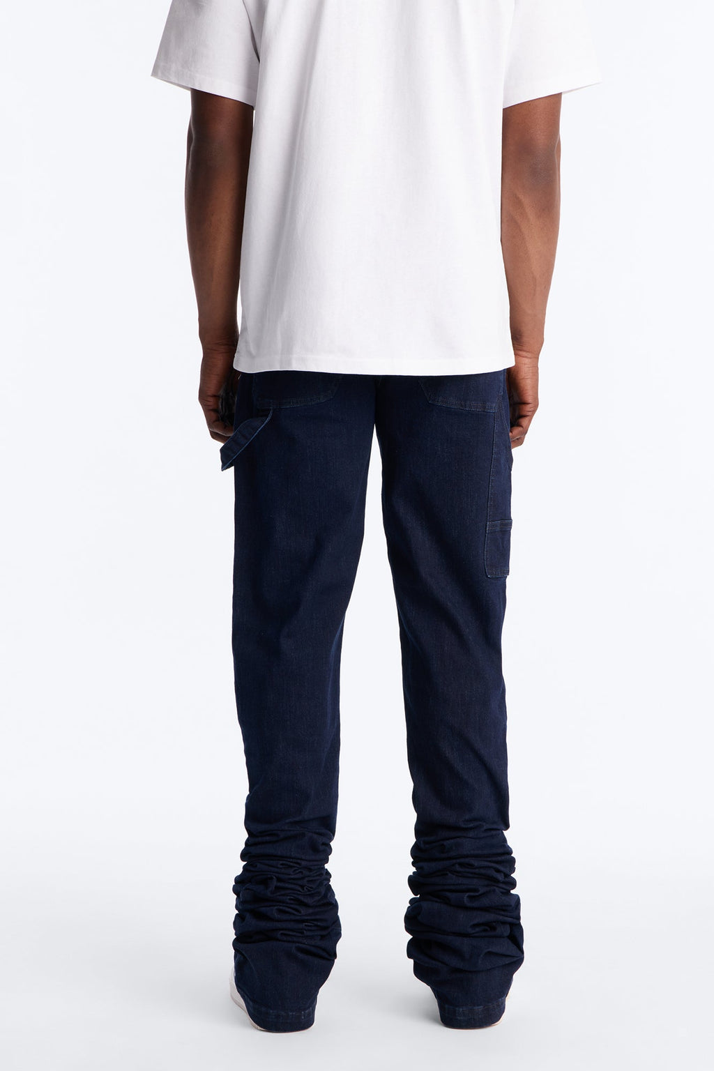 Ultra Stacked Skinny Caprenter Jean - Dark Wash image 4