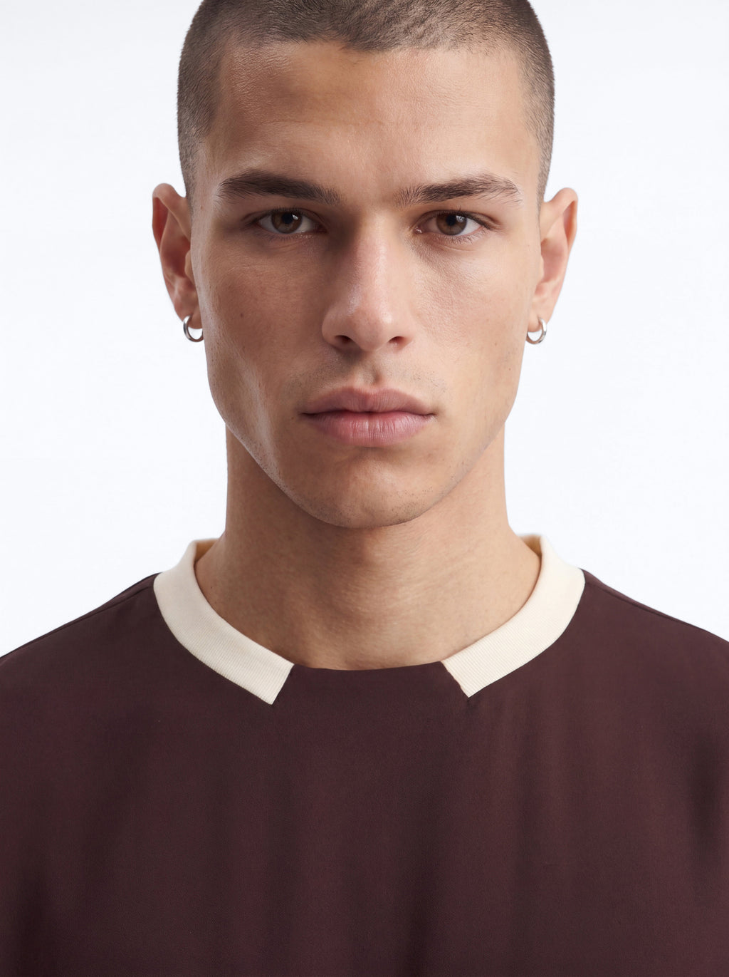 Classic Essentialist Contrast Tee - Brown/combo image 3