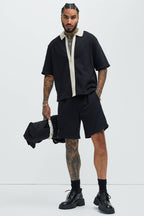Luka Zipper Shirt - Black/combo image 2