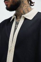 Luka Zipper Shirt - Black/combo image 3