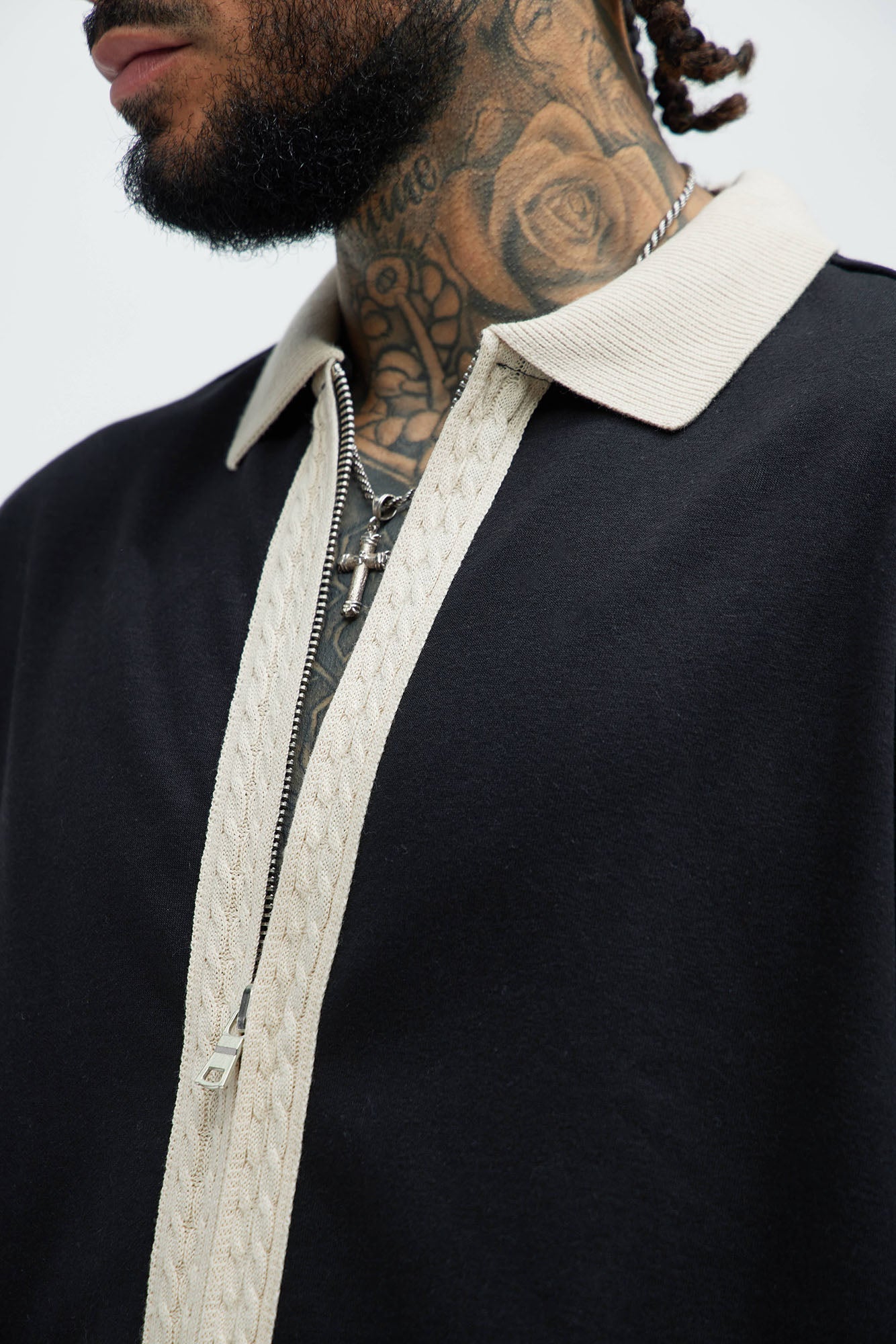 Luka Zipper Shirt - Black/combo image 3