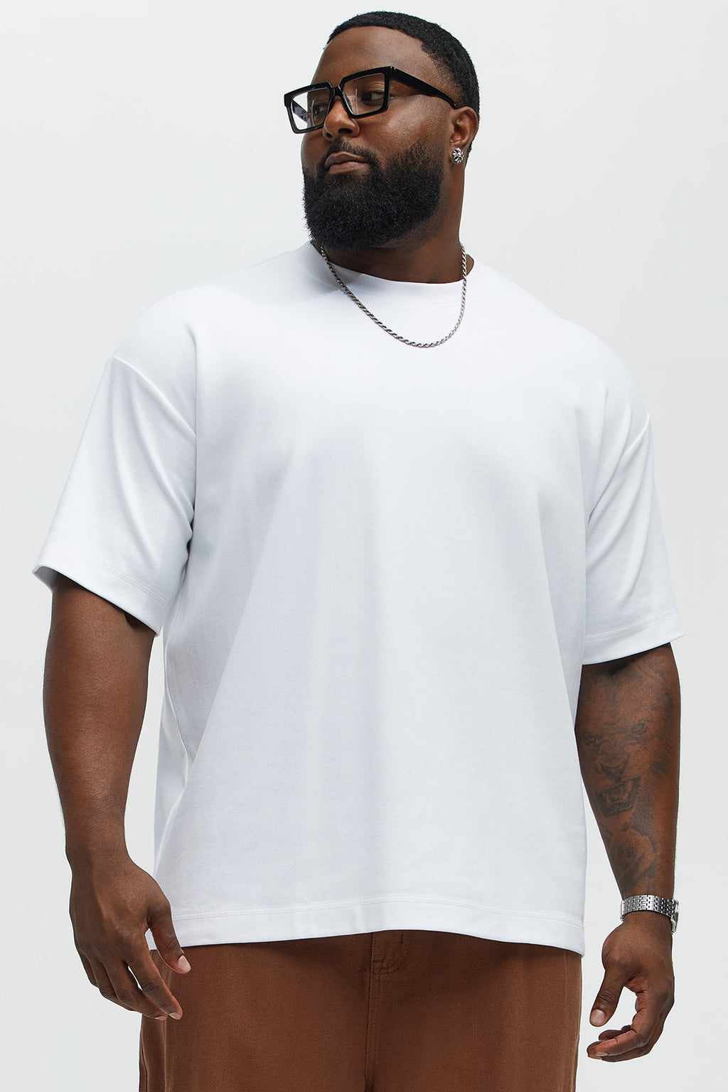 Relaxed Premium Everyday Tee - White image 4