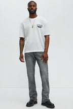 Stacked Slim Flare Stud On The Side Jeans - Black Wash image 2