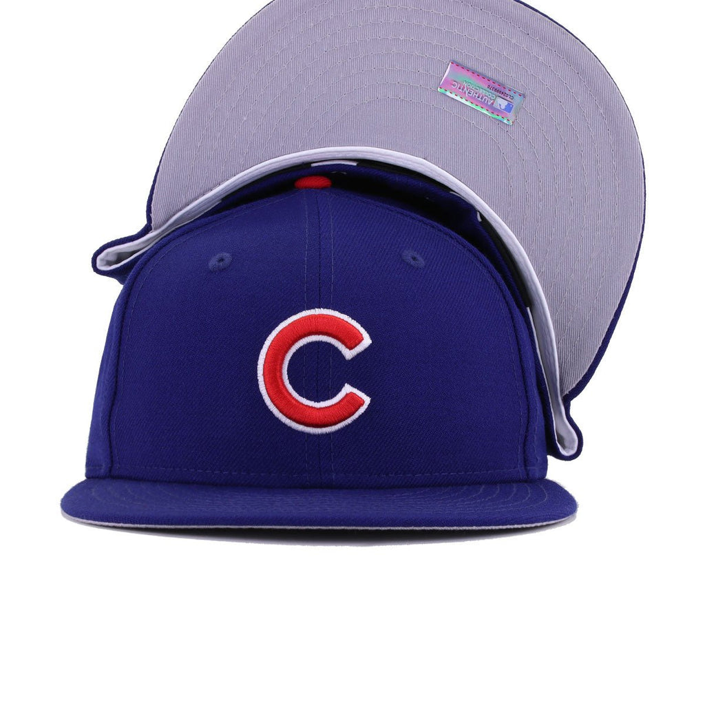 Chicago Cubs Dark Royal Blue Cooperstown AC New Era 59Fifty Fitted